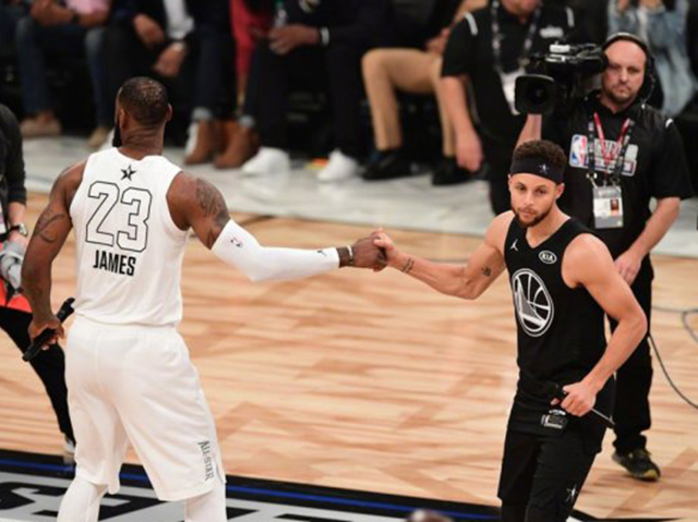  NBA全明星赛落幕，詹姆斯队险胜库里队